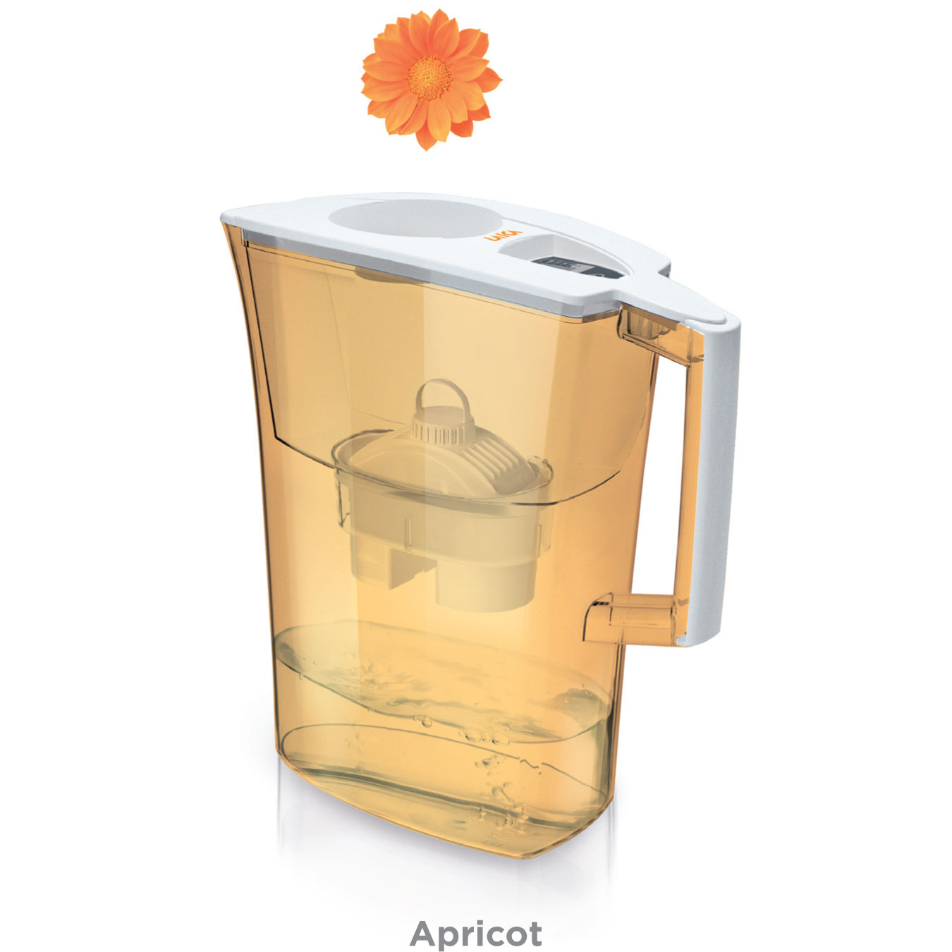 Cana filtranta de apa Laica Spring Apricot