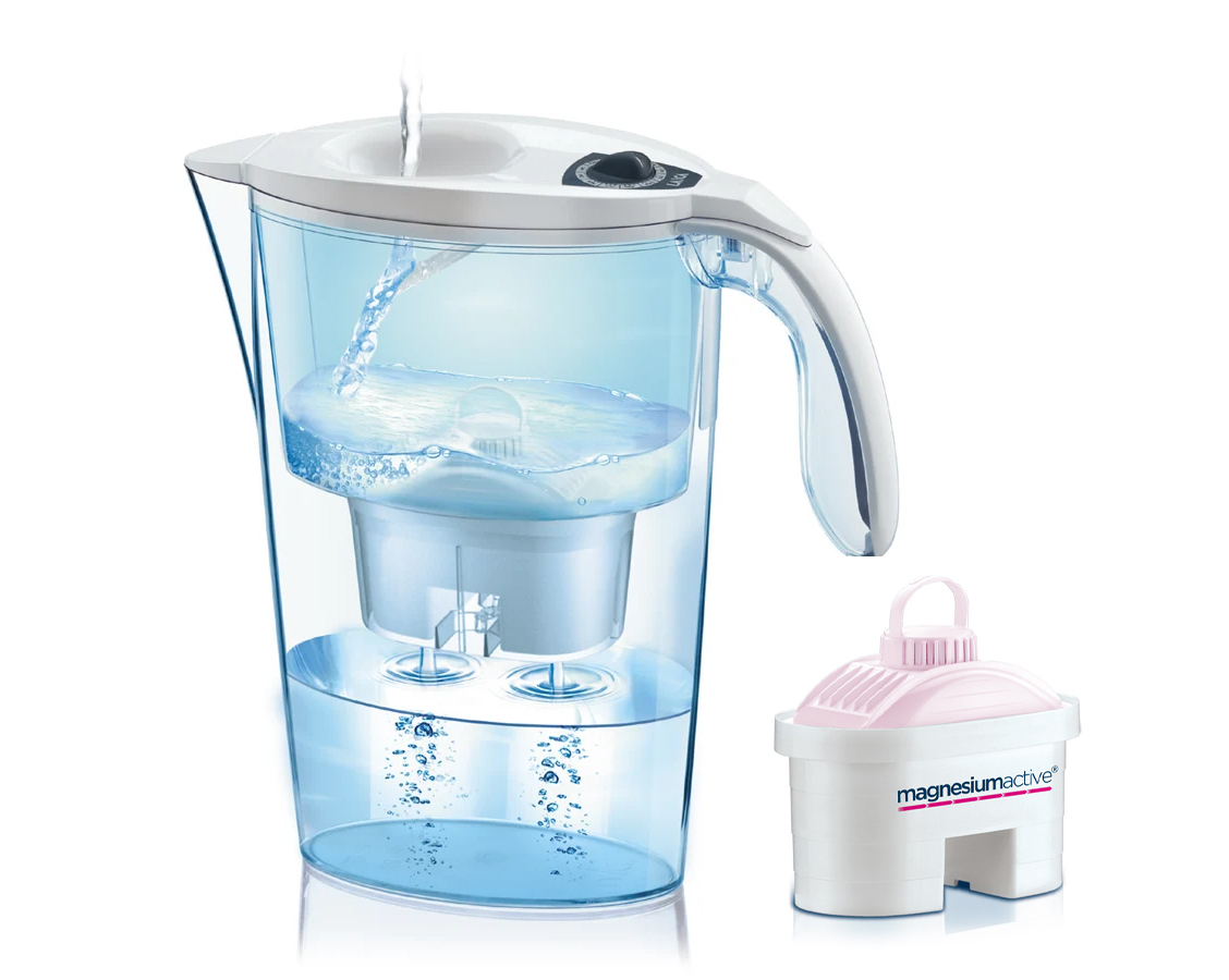 Cana filtranta de apa Laica Magnesium Active J31EC, Alb, 2.3 litri