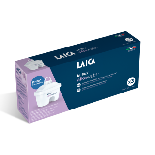 Cartuse filtranta Laica Alkawater, formula speciala, 3 buc/pachet, compatibil Brita