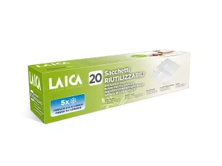 Pungi de vidat reutilizabile Laica VT3521, 20 bucati